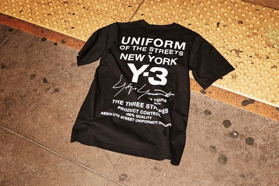  Y-3 推出 15 周年别注系列纪念 T-Shirt，更有山本耀司的亲笔签名！
