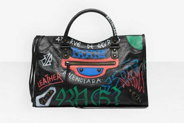 Balenciaga 巴黎世家推出全新「Graffiti」皮包系列