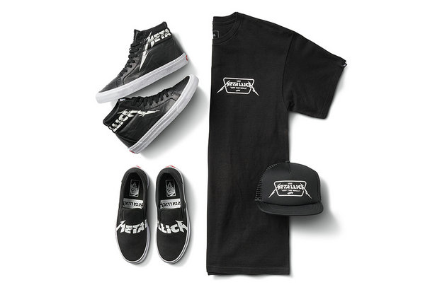 Vans x Metallica乐队联名系列鞋款等正式发售