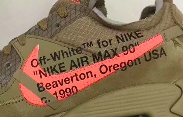 Off-White x Nike Air Max 90 全新沙漠配色鞋款曝光～