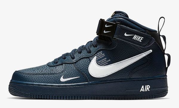 Nike Air Force 1 Mid 鞋款释出，颜值不比 OFF-WHITE 联名差！