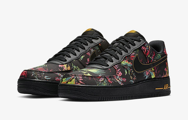 黑色花卉主题！Nike Air Force 1 Low“Black Floral”鞋款即将发售~