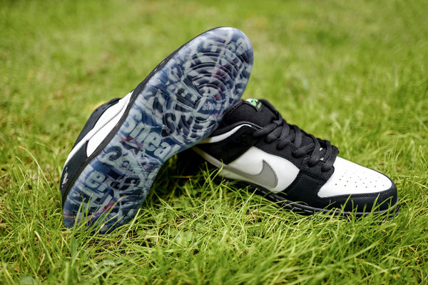 Nike SB Dunk Low“鸽子”鞋款黑白配色版本高清图赏析～