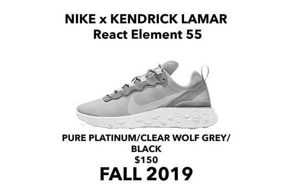 Kendrick Lamar x Nike 全新联名 React Element 55 鞋款2.jpg