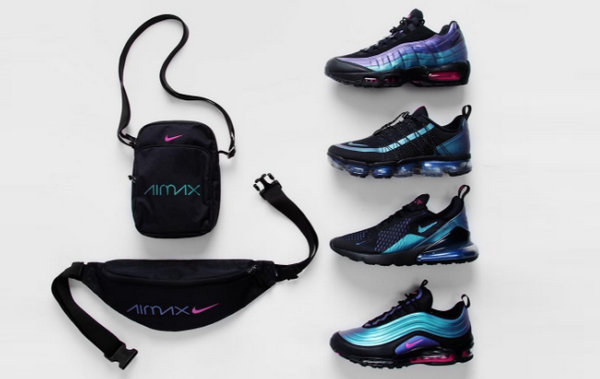 Nike Air Max 幻彩“Laser Fuchsia” 系列开售，主打渐变幻彩色调~