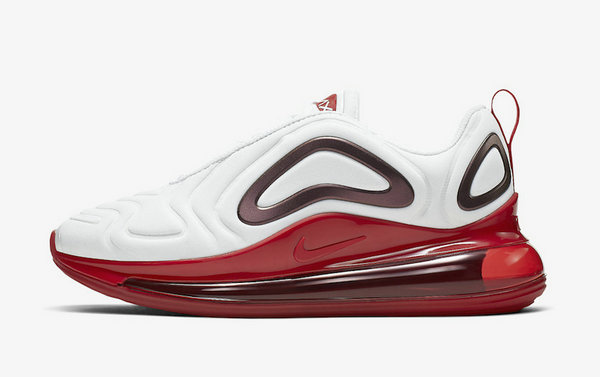 Air Max 720 鞋款全新白红配色本月发售，清爽吸睛的配色！