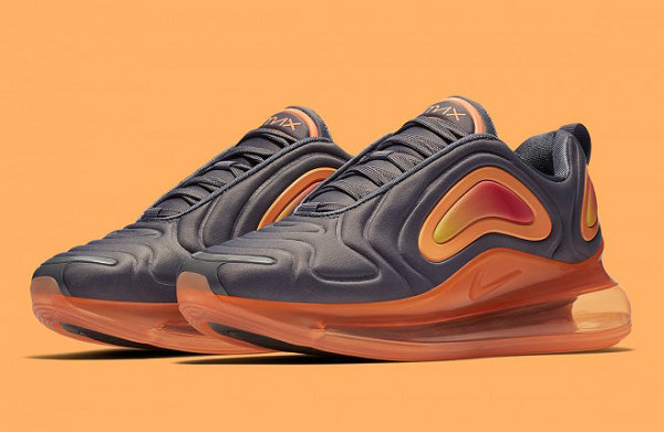 Nike Air Max 720 鞋款“Fuel Orange”配色来袭，“橙”意十足~