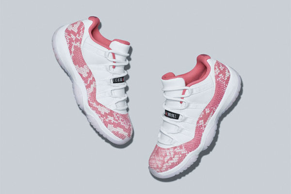 Air Jordan 11 Low 鞋款“Pink Snakeskin”配色释出，“粉蛇”来了！