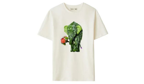 PANGAIA X 艺术家 Raku Inoue 合作地球日特别版T恤，重视濒危物种~