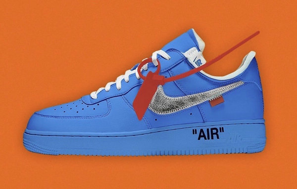 Virgil Abloh x Nike 联名 Air Force 1 “MCA”鞋款限定发售