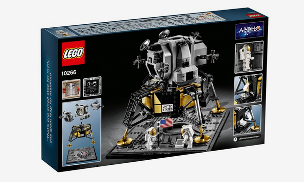 LEGO X NASA 合作推出庆祝登月 50 周年 Apollo 11 玩具模型