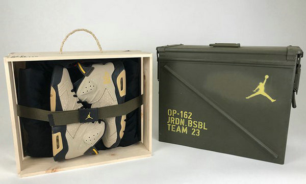  Air Jordan 6 鞋款全新军事风主题配色 PE 版本释出～