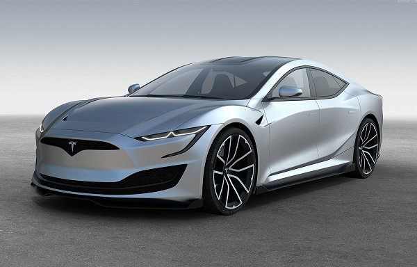 特斯拉Model S全新运动版曝光，设计更加前卫