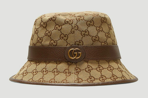 Gucci（古驰）全新经典GG Logo渔夫帽上架，防晒+凹造型