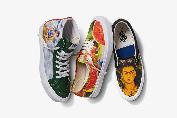 范斯 2019 Frida Kahlo 画作系列鞋款曝光，融合艺术的绝美之作