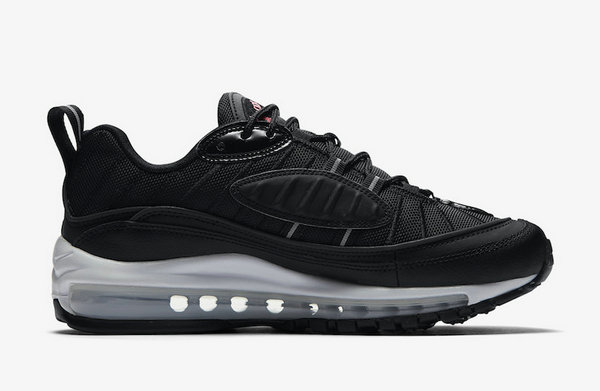 Air Max 98 鞋款全新黑粉配色释出，3M 反光下的惊艳气质