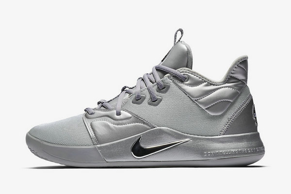 Nike PG 3 鞋款全新银色反光“NASA”主题配色释出，炫酷十足