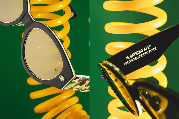 Bape x RETROSUPERFUTURE 全新联名耀目眼镜发售在即