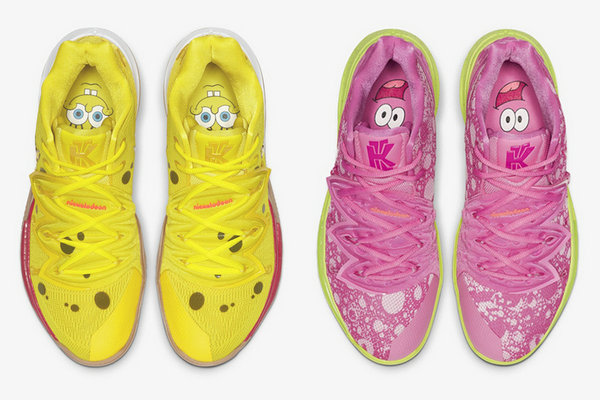 《海绵宝宝》 x Nike Kyrie 5 全新联名鞋款发售详情正式公布