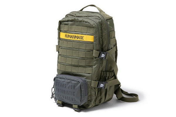 日潮 HUMAN MADE 全新军事元素包袋系列上架发售，贴合生活