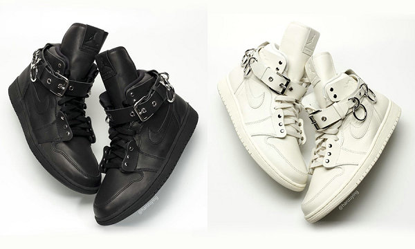 CDG x Air Jordan 1 High 2019 联名鞋款黑白两色发售.jpg