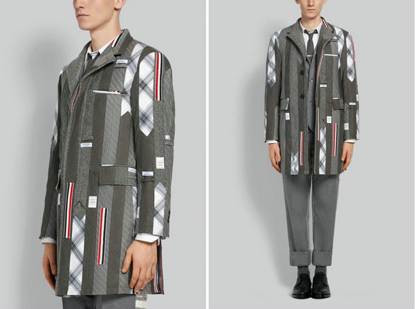 Thom Browne 全新领带缝制金西装外套1.jpg