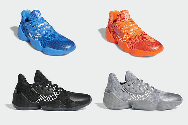 adidas Harden Vol.4 鞋款全新纯色系列配色释出，四款配色可供选择
