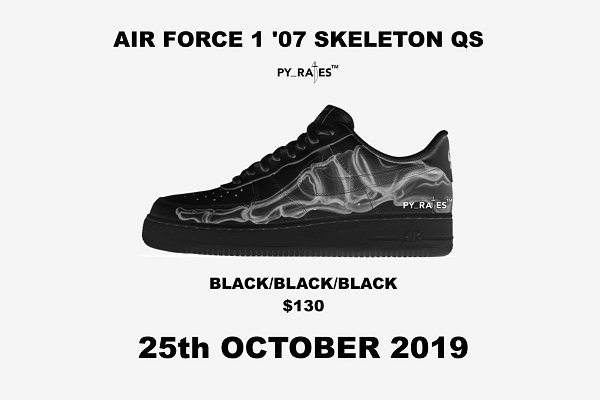 Air Force 1 鞋款 2019“Skeleton”纯黑骨骼配色预览.jpg