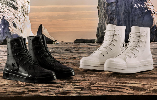 匡威 x AMBUSH 2019 联名橡胶军靴系列正式发布，玩转黑白