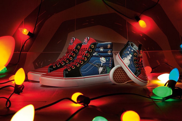 迪士尼 x 范斯全新《圣诞夜惊魂》主题配色鞋款上架