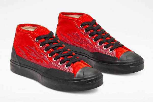 匡威 x A$AP Nast 联名鞋款全新红色版本释出，炫酷火焰