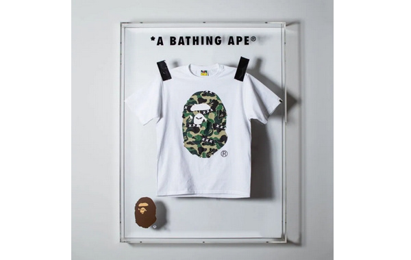 Bape x GOD SELECTION XXX 联乘T恤系列即将上架，猿颜头像
