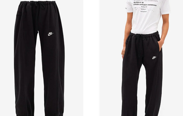 Nike x 李维斯联乘丹宁运动裤发售，BLESS 打造前后拼接