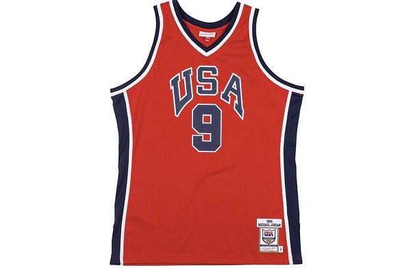 Jordan x Mitchell & Ness 联名 1984 美国奥运会球衣上架