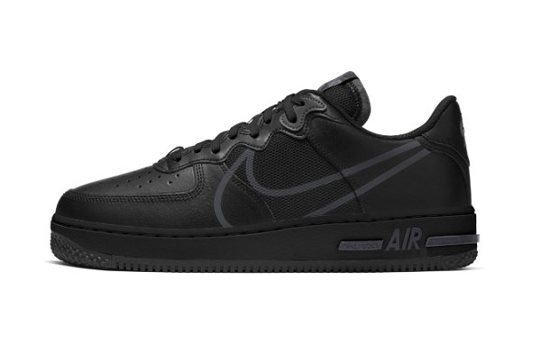 Nike Air Force 1 React 黑武士配色鞋款释出，低调奢华