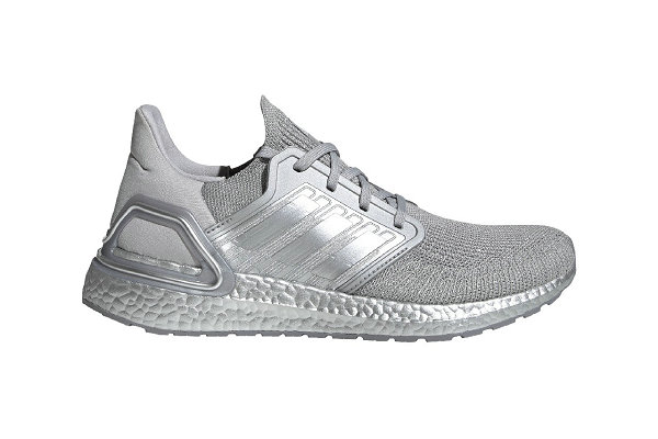 阿迪达斯 Ultraboost 20 全新金属银配色鞋款亮相，硬核科幻造型