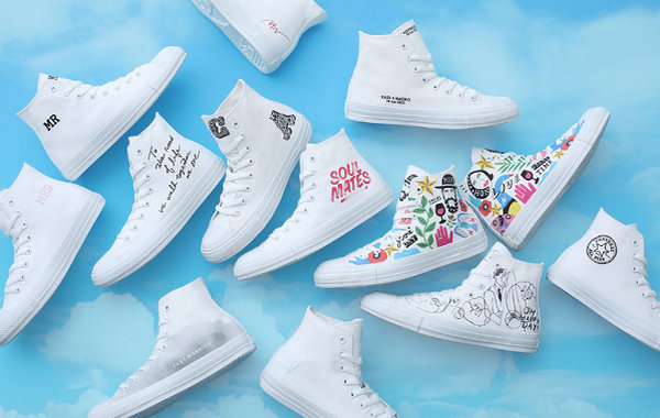 日本匡威推出“White Atelier”计划，为婚礼定制球鞋！
