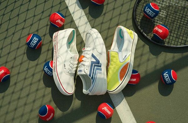 范斯 x Penn 全新联名鞋款系列开售，复古网球装扮！