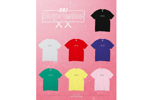 Supreme x KAWS 联名 Chalk Box Logo Tee 系列.jpg