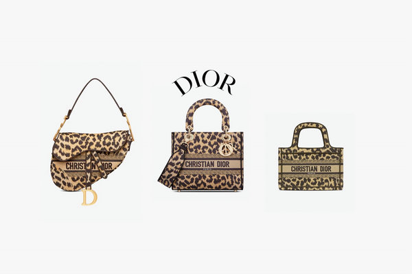 Dior 迪奥全新豹纹系列包袋公布，野性十足