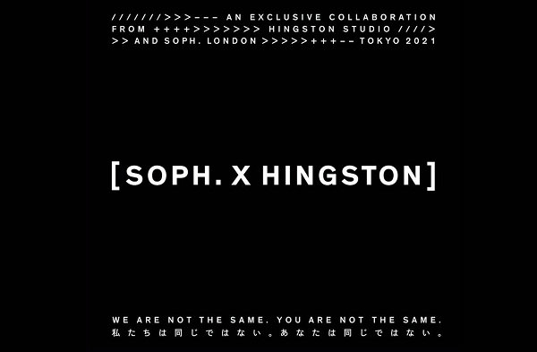 SOPHNET. x Hingston Studio 全新联名预告释出