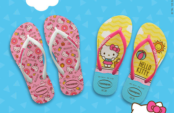 Havaianas x Hello Kitty 全新联名拖鞋系列上架