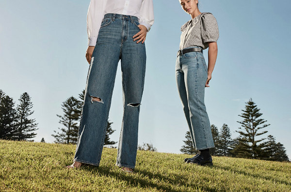 Levi's 全新夏季限定复古高腰牛仔裤系列上架，时髦腿精必备