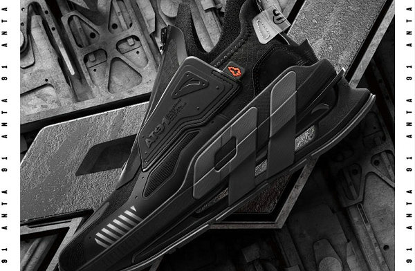安踏全新 AT91 鞋款抢先预览，弹射科技 + 科幻机能造型