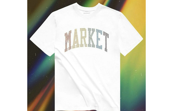 Market 全新水钻 T-Shirt 系列即将登场，简约耀眼