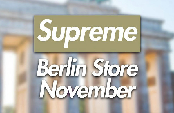 Supreme 德国柏林店本月内开业，Bogo Tee 也将同步上架