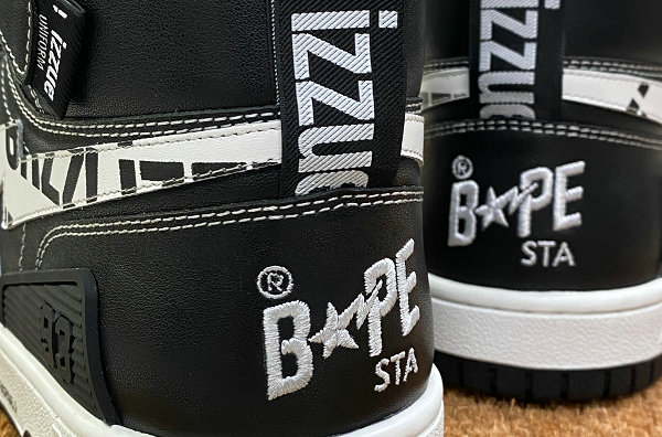 BAPE x izzue 全新联名 STA MI 鞋款抢先预览