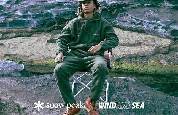 wind and SEA  WDS ✖️ snow peak ブラックLパンツ