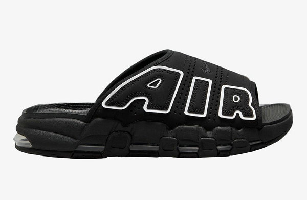 Nike Air More Uptempo Slide 黑白配色鞋款即将登场