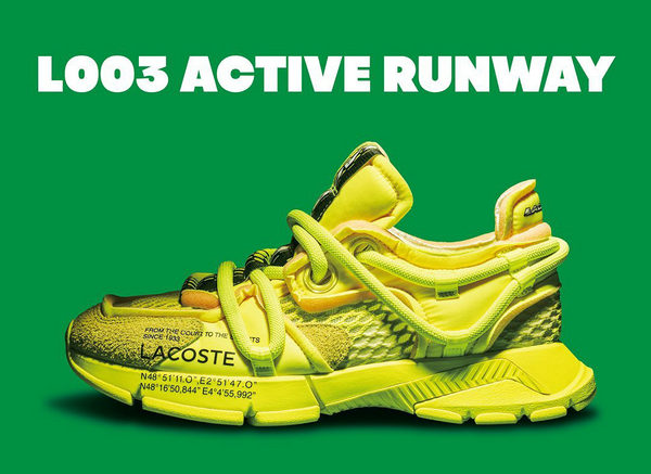 法国鳄鱼 LACOSTE L003 新荧光绿配色鞋款即将发布